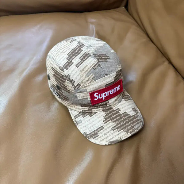 [BUNJANG] Supreme 21SS Military Camo Box Logo Camp Cap / 슈프림 캠프캡 모자 박스로고 21ss 밀리터리 카모 탄