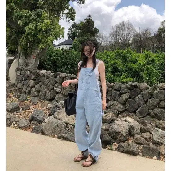 [BUNJANG] Markedly Deep Muse Summer Denim Overalls / 새상품) 마크들리 딥뮤즈 썸머 데님 오버롤