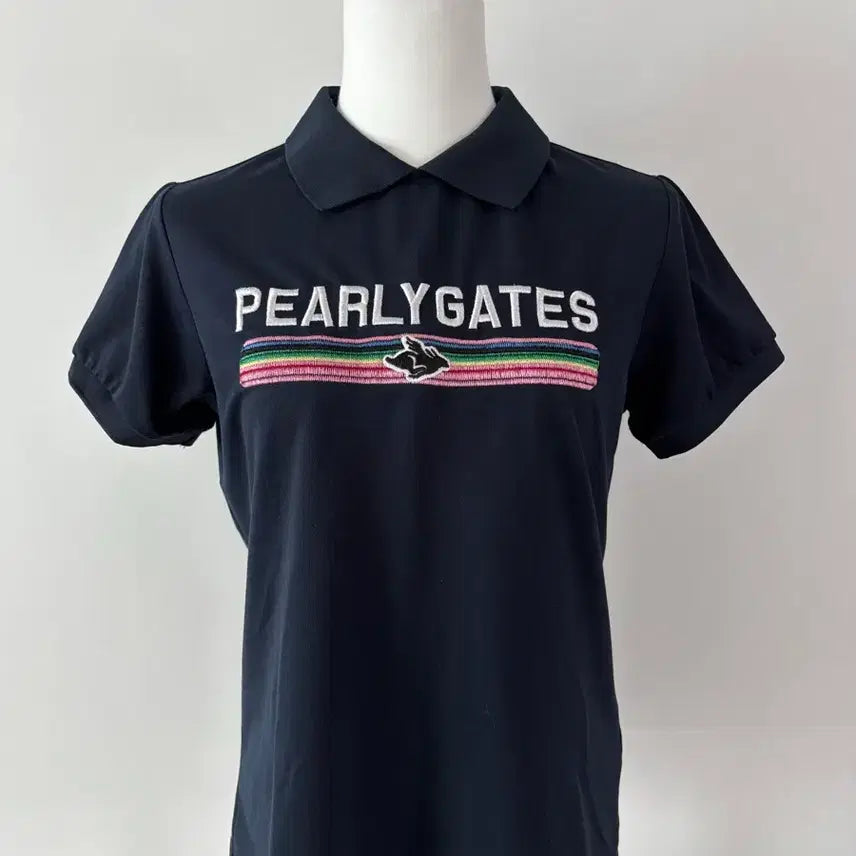 [BUNJANG] Pargates Women's Golf Short Sleeve Collar T-Shirt / 파리게이츠 여성 골프 반팔 카라티
