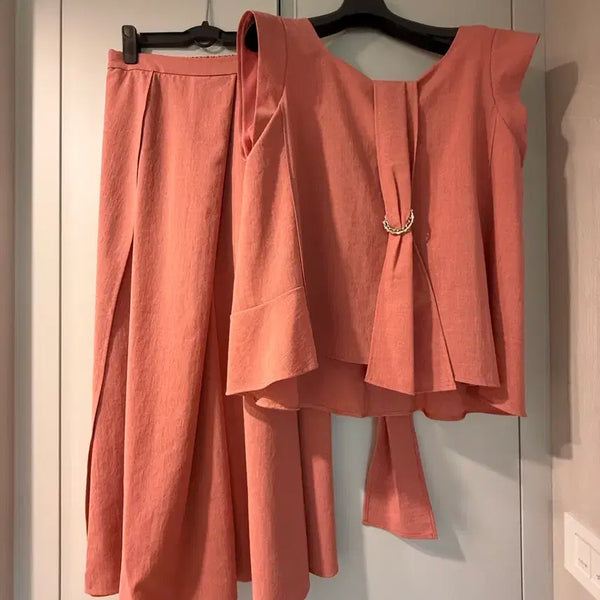 [BUNJANG] Women's Pintuck Suit Set / 마인 셋업 (상의 +하의)