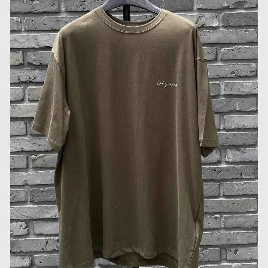 [BUNJANG] UNDERMYCAR 25FW MU.104 Anti Fxxking Logo T-Shirt Khaki / 언더마이카 25fw MU.104 Anti Fxxking Logo 티셔츠1