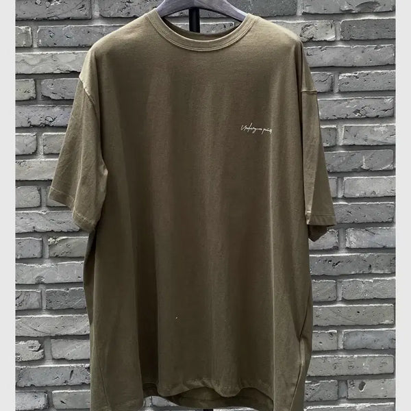 [BUNJANG] UNDERMYCAR 25FW MU.104 Anti Fxxking Logo T-Shirt Khaki / 언더마이카 25fw MU.104 Anti Fxxking Logo 티셔츠1