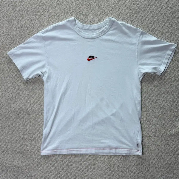 [BUNJANG] Nike NSW Premium Essential T-Shirt White / 나이키 L nsw 프리미엄 에센셜 티셔츠 화이트