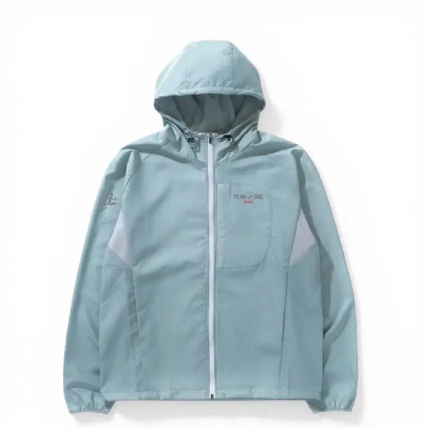 [BUNJANG] What's the Use Windbreaker Ice Blue M / [새상품] 왓츠더유즈 바람막이 아이스블루 m