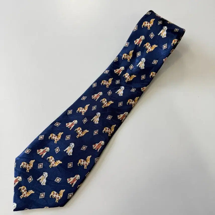 [BUNJANG] Vintage Pattern 9cm Necktie / 빈티지 패턴 넥타이 9cm