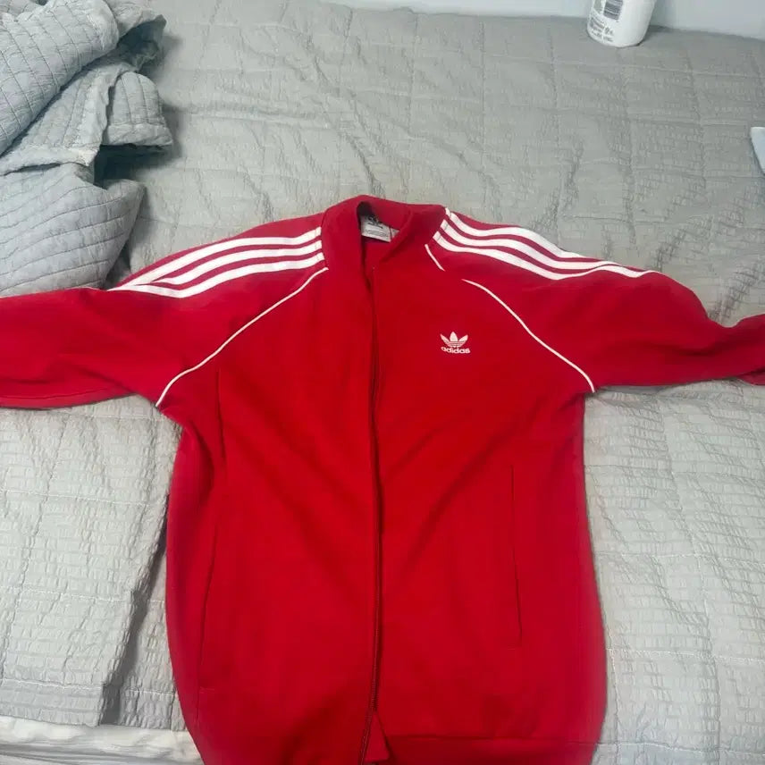[BUNJANG] Adidas Training Jersey L Red White Stripes / 아디다스 져지 판매합니다