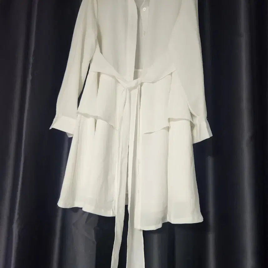 [BUNJANG] High-Quality White Shirt Dress / 화이트 셔츠 원피스 (고퀄리티)