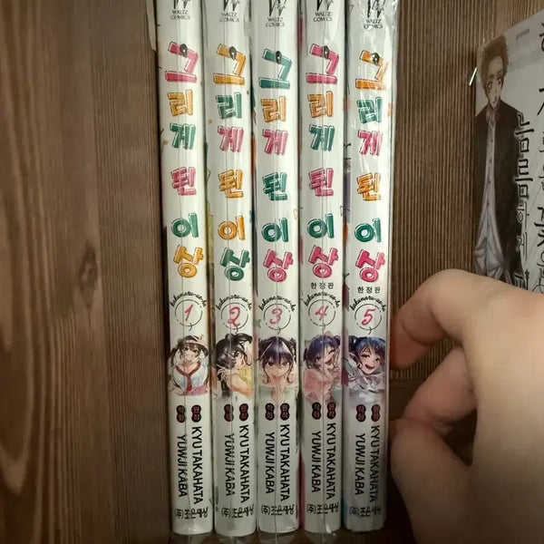 [BUNJANG] Grigedoen Isang Complete Set Volumes 1-5 Limited Edition First Press / 그리게 된 이상 1~5권 올 한정판 초판 판매합니다