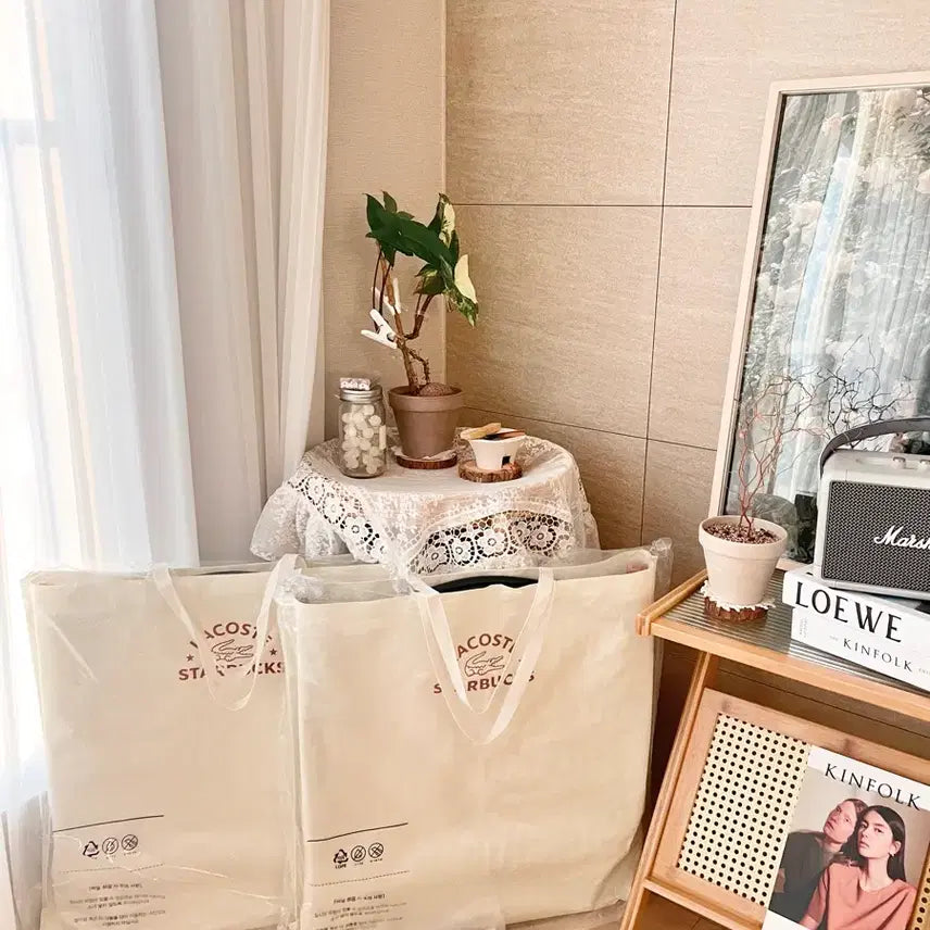 [BUNJANG] Starbucks x Lacoste Folding Chair (Sealed) / [의자2개가격]새상품 스벅 프리퀀시 라코스테 폴딩체어