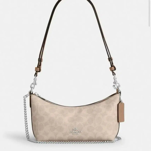 [BUNJANG] Coach Caitlin Monogram Canvas Shoulder Bag / [~7/30 10만원 할인]코치 Caitlin 숄더백