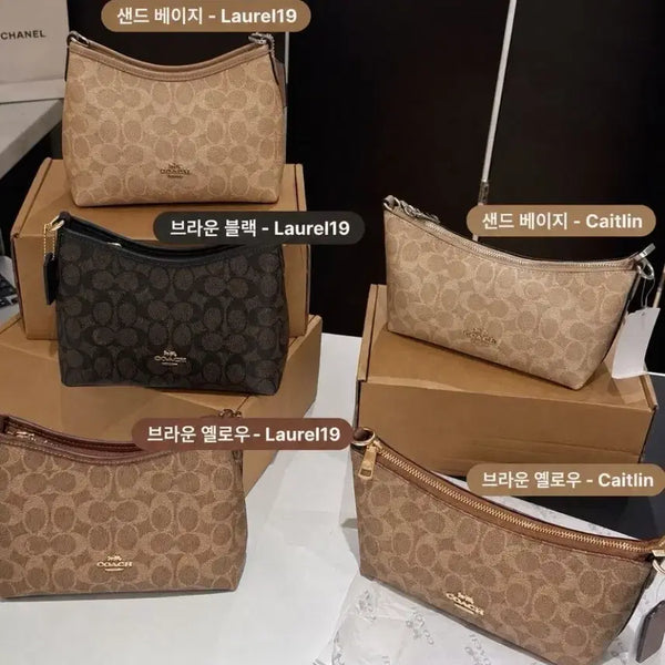 [BUNJANG] Coach Laurel 19 Small Shoulder Bag / [~7/30 10만원 할인]코치 로렐 19 스몰 숄더백[3가지색상]