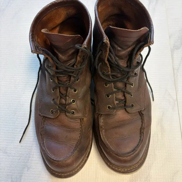 [BUNJANG] Red Wing 1907 Moc Toe Boots Copper Rough & Tough Leather Size 295 / 빈티지 레드윙 1907 부츠