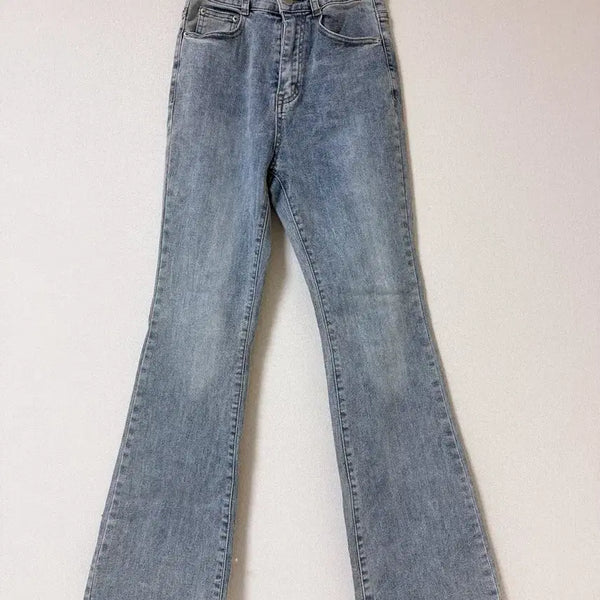 [BUNJANG] Light Blue Wash Bootcut Jeans / 연청 부츠컷 청바지(새상품)