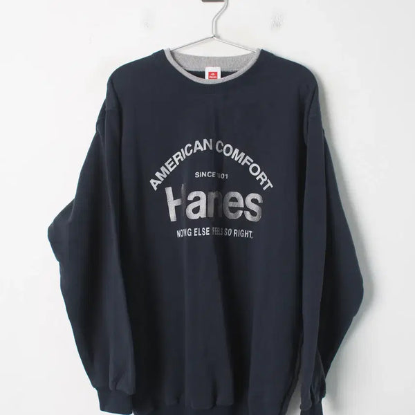 [BUNJANG] Hanes Men's Sweatshirt M / 하네스 맨즈 맨투맨 [MAN M]
