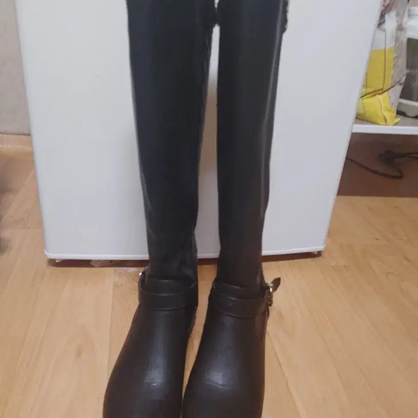 [BUNJANG] Black Long Boots / 블랙 롱 부츠