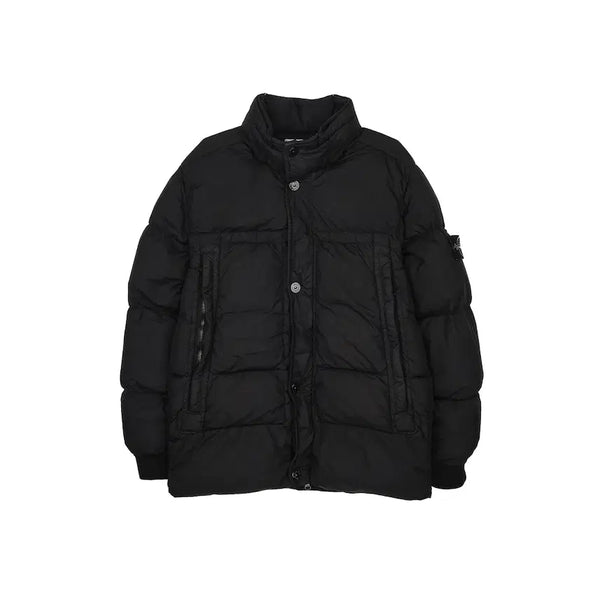 [BUNJANG] Stone Island Garment Dyed Crinkle Reps Down Jacket Black / 스톤 아일랜드 가먼트 다이드 크링클랩스 다운 자켓