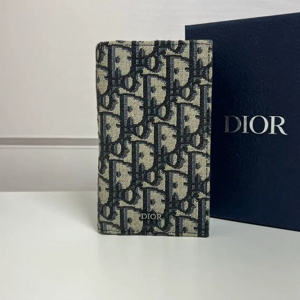 [BUNJANG] Dior Oblique Long Organizer Beige / [정품] 디올 오블리크 롱 오거나이저 베이지