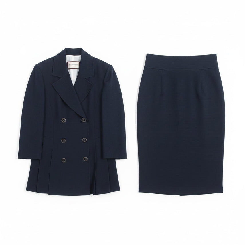 [BUNJANG] Women's Casual Suit Set - Polyester Espin Fabric / 여성55/ 모조에스핀 캐주얼 정장 세트
