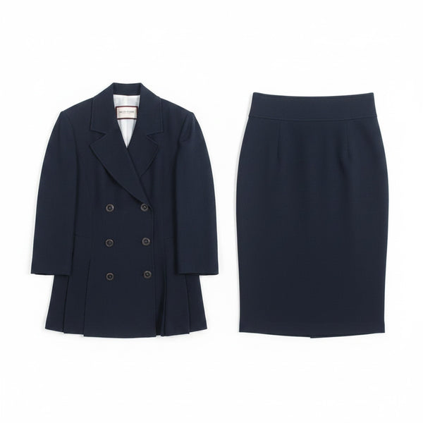 [BUNJANG] Women's Casual Suit Set - Polyester Espin Fabric / 여성55/ 모조에스핀 캐주얼 정장 세트