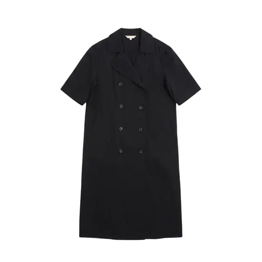 [BUNJANG] Beanpole Women's Double-Button Balloon Dress / 여성S/ 빈폴 더블버튼 벌룬 원피스