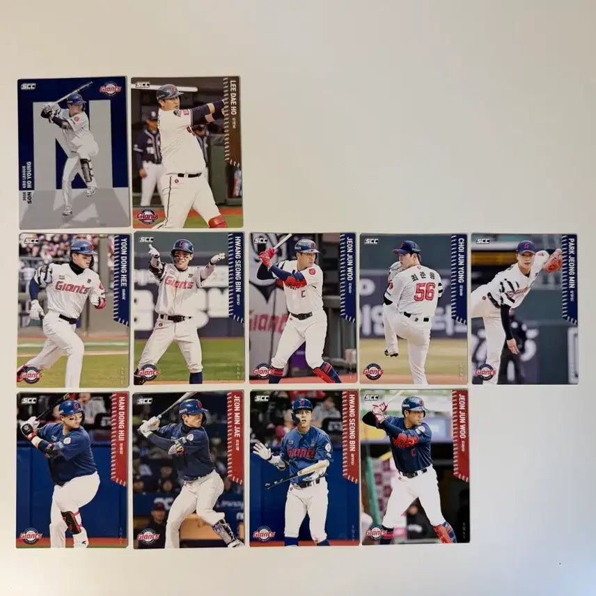 [BUNJANG] KBO Baseball Cards Lotte - Lee Dae-ho, Yoon Dong-hee, Hwang Sung-bin, Jeon Jun-woo, Choi Jun-yong, Park Jeong-min, Han Dong-hee, Jeon Min-jae, Jeon Min-jae, Alphabet Son Ho-young / KBO 크보 카드 판매 롯데