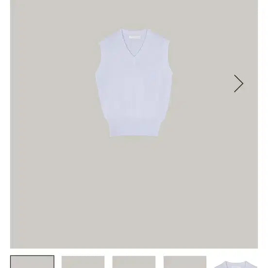 [BUNJANG] Wearweather Korin Knit Vest Sky Blue / 웨어웨더 korin knit vest 스카이블루