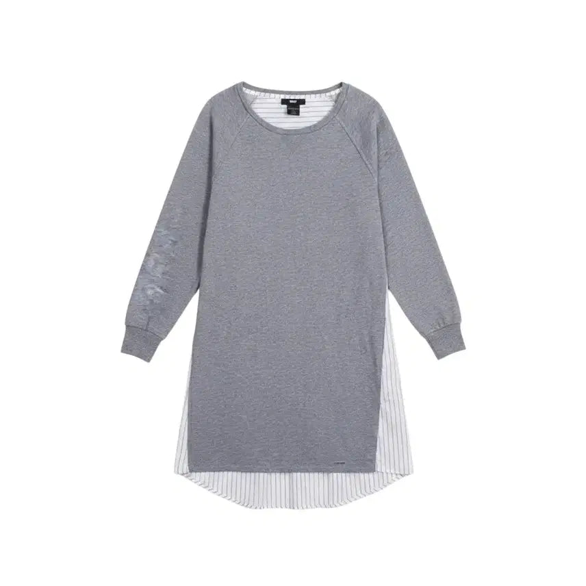 [BUNJANG] DKNY Striped Dress-Like T-Shirt / 여성S/ DKNY 스트라이프 원피스느낌 티셔츠