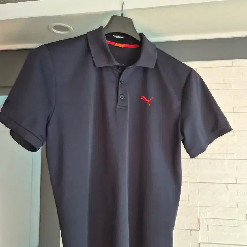 [BUNJANG] Puma Navy Color Polo T-Shirt / 반팔티