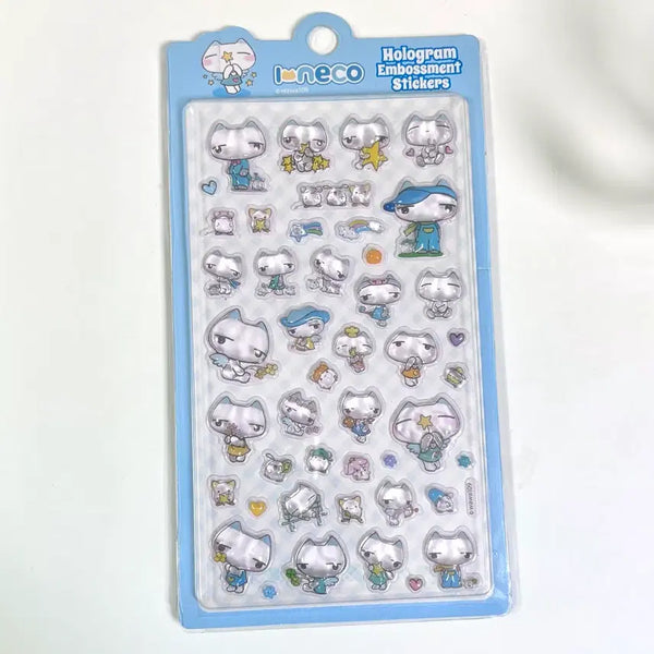 [BUNJANG] I-Neko Bongbong Drop Sticker Vintage / 와와109 아이네코 아이네꼬 봉봉드롭 스티커 고전 문구 빈티지