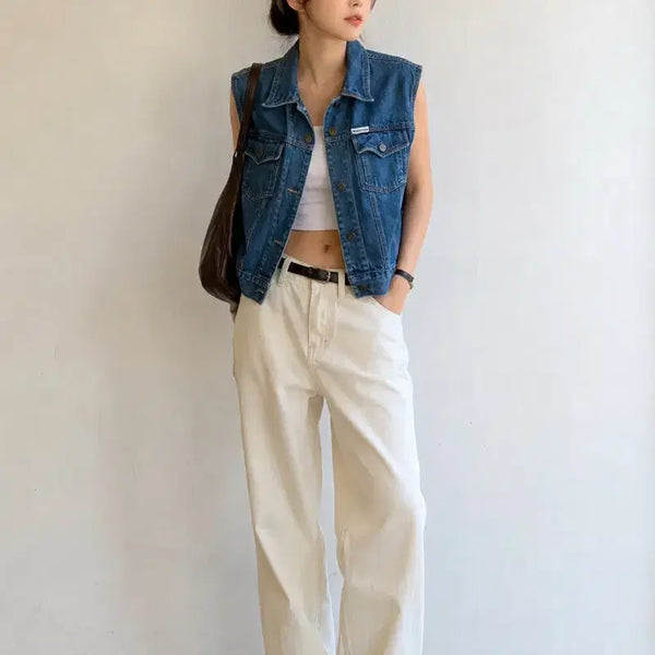 [BUNJANG] Vintage Jordache Rider Denim Vest Large / 빈티지 조다쉬 라이더 데님 베스트 large
