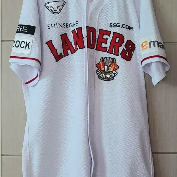 [BUNJANG] SSG Landers Dynafit 2023 Home Game-Worn Uniform (Chun Kyung-won) / SSG 랜더스 다이나핏 23홈 선수실착 유니폼