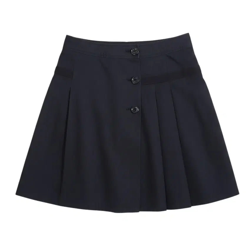 [BUNJANG] Beanpole Navy Pleated Skirt / 여성 67-92/ 빈폴 네이비 주름스커트