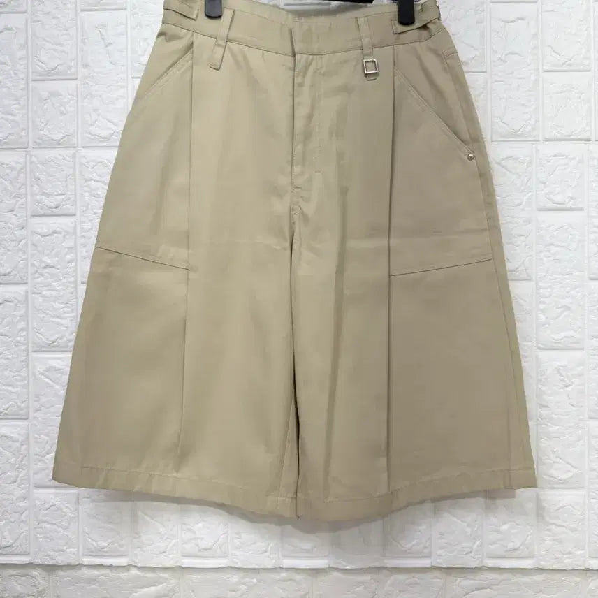[BUNJANG] Wooyoungmi Beige Pleated Culottes Pants / 우영미 베이지 핀턱 큐롯 팬츠