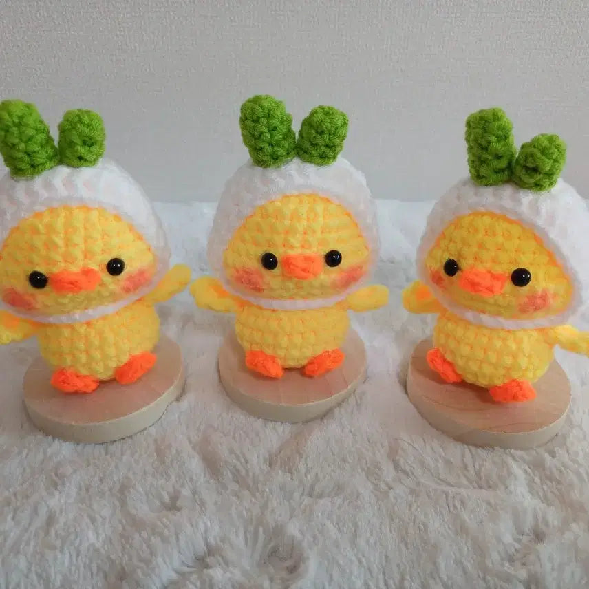 [BUNJANG] Handmade Squirtle Crochet Keychain / 파오리 뜨개키링