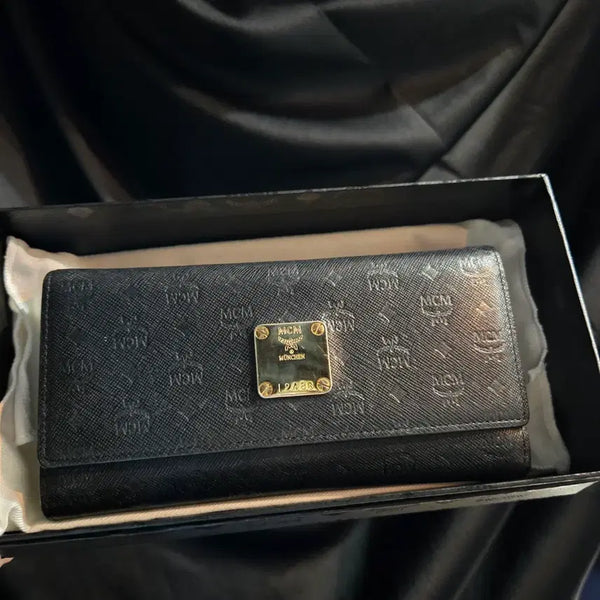 [BUNJANG] MCM Saffiano Long Wallet / mcm 사피아노 장지갑
