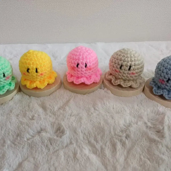 [BUNJANG] Handmade Octopus Knit Keychain / 문어 뜨개키링