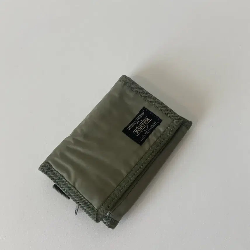[BUNJANG] Yoshida Porter Khaki Bifold Wallet / 요시다포터 카키 반지갑