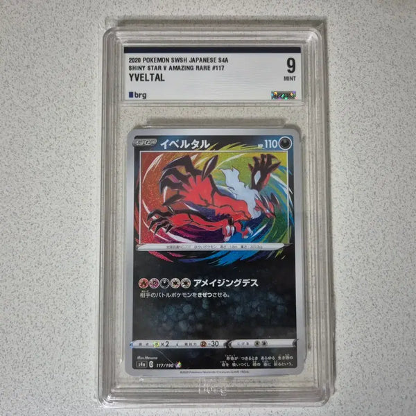 [BUNJANG] Pokemon Card Japanese Shiny Star Yveltal Amazing Rare BRG9 / 포켓몬카드 일판 샤이니스타 이벨타르 어메이징레어 brg9