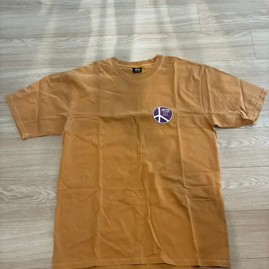 [BUNJANG] Stussy Caravan Shore Short Sleeve T-Shirt Khaki / 스투시 카라반 쇼어 반팔 티셔츠