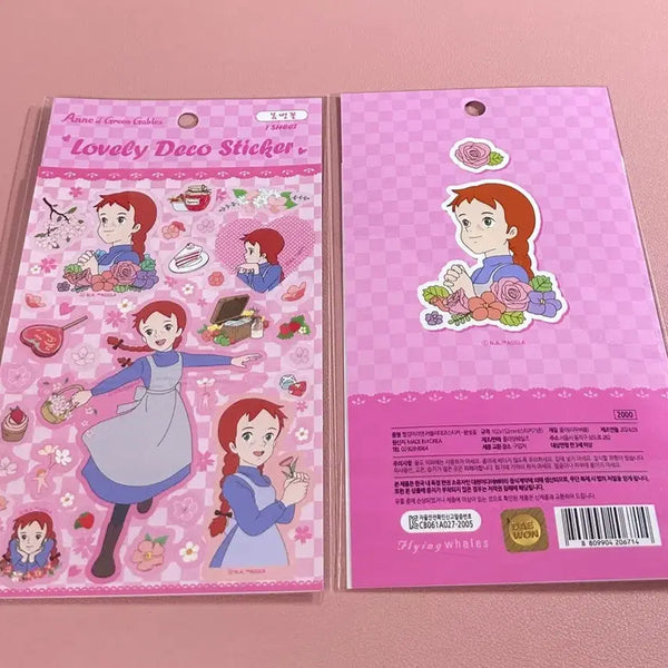 [BUNJANG] Anne of Green Gables Deco Sticker - Spring Cherry Blossom / 빨강머리앤 데코스티커 - 봄벚꽃