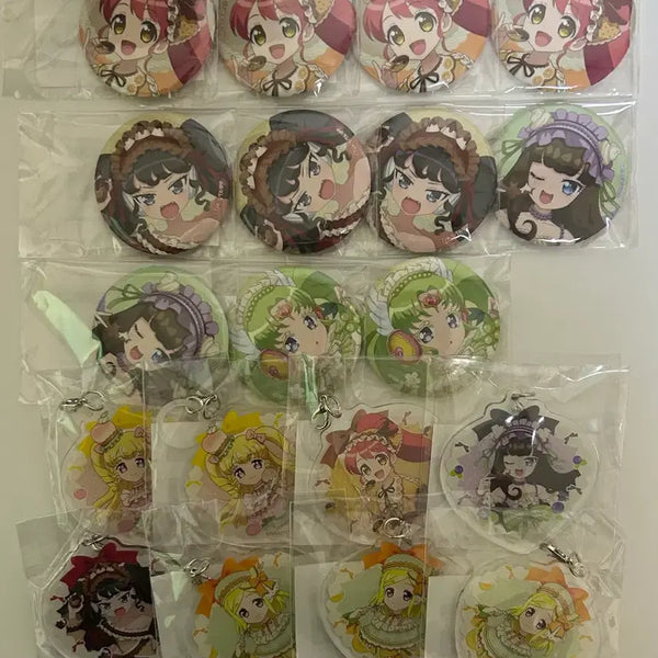 [BUNJANG] Idoltime PriPara Marukuji Can Badge & Keyring / 마루쿠지 아이돌타임 프리파라 아탐프 프리파라 양도