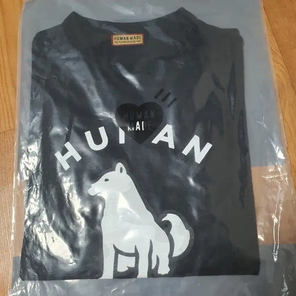 [BUNJANG] Human Made Dog Graphic T-Shirt Black S / 휴먼메이드 강아지 반팔티 블랙s