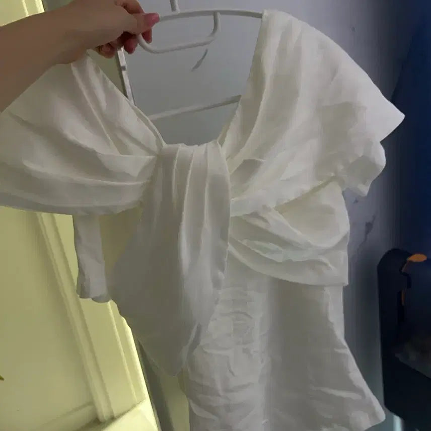 [BUNJANG] White Blouse / 화이트 블라우스
