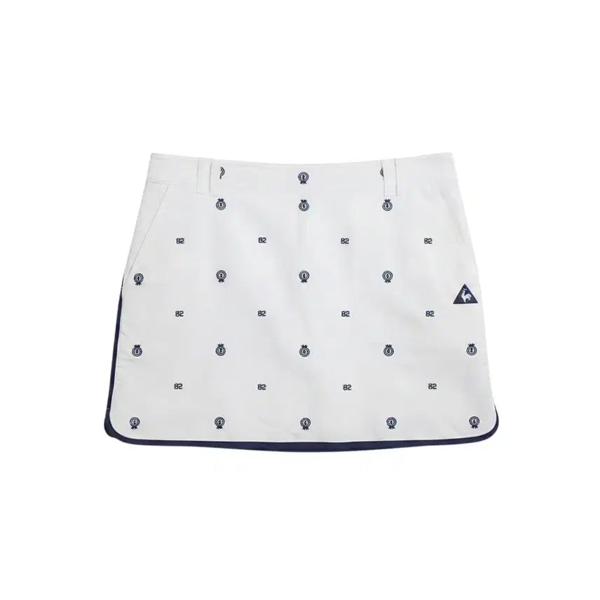[BUNJANG] Le Coq Sportif Women's Golf Skirt Size 9 Logo Pattern / 여성 9사이즈/ 르꼬끄 로고 패턴 골프스커트
