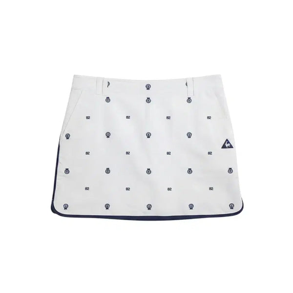 [BUNJANG] Le Coq Sportif Women's Golf Skirt Size 9 Logo Pattern / 여성 9사이즈/ 르꼬끄 로고 패턴 골프스커트