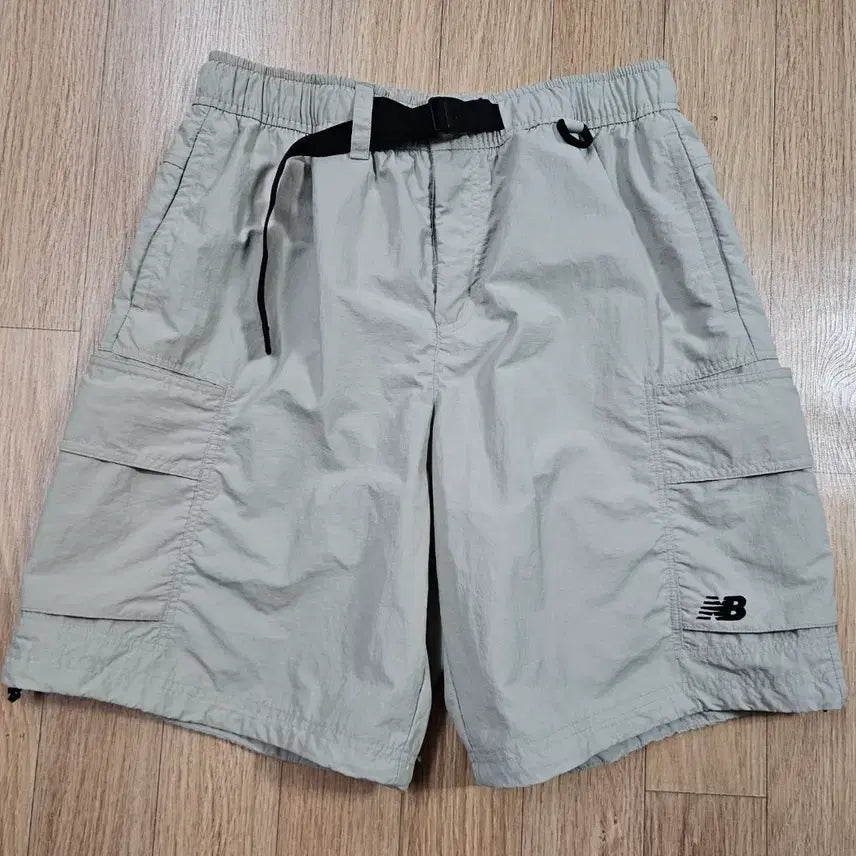 [BUNJANG] New Balance Cargo Shorts Light Grey / 뉴발란스 카고 반바지 연회색
