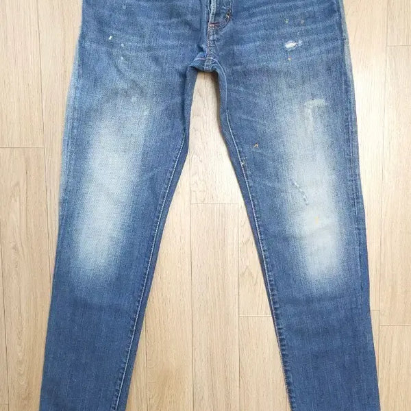 [BUNJANG] Dsquared2 Slim Embroidered Jeans / 정품 디스퀘어드 슬림 자수진 청바지 44 46