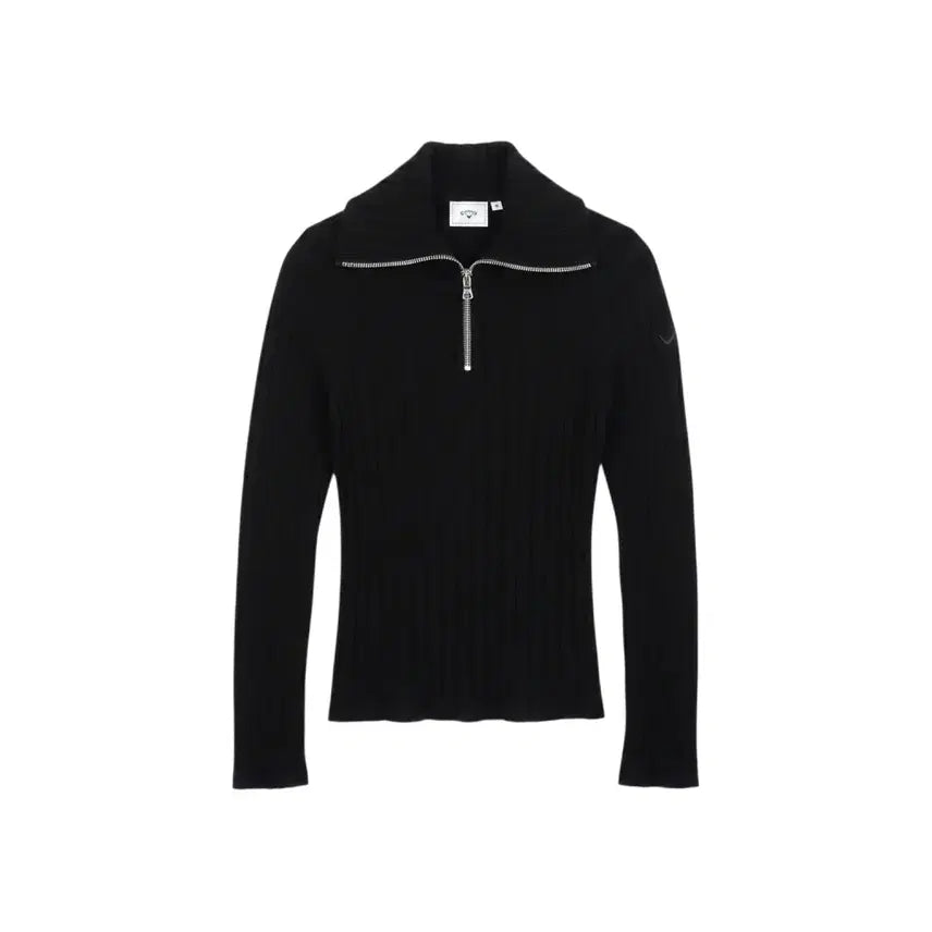 [BUNJANG] Callaway Women's Half-Zip Golf Knit Top / 여성95/ 캘러웨이 반집업 골프니트