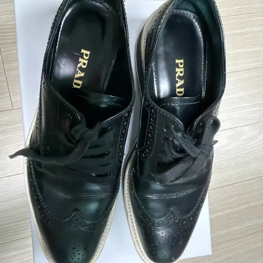 [BUNJANG] Prada Wingtip Loafers / 프라다 윙팁 로퍼