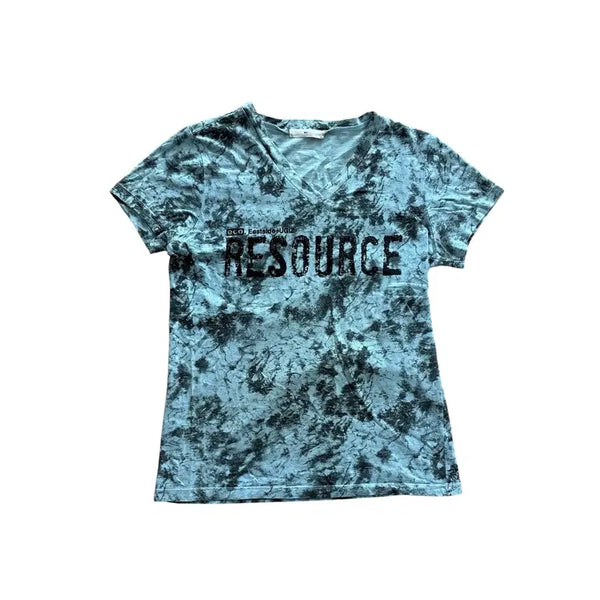 [BUNJANG] UGIZ Tie-Dye V-Neck T-Shirt / UGIZ 나염 브이넥 반팔 T